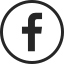 Logo til Facebook. Klikk for å kome til vår Facebook-side